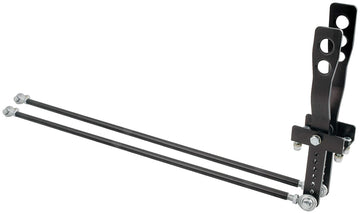 2 Lever Shifter Black Unequal Length Handles by Allstar Performance – Aluminum, Model ALL54124