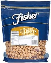 Fisher Chefs Naturals Whole Blanched Filbert, 2 Pound -- 3 per case.