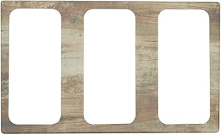 HUBERT 1/3 Size Cold Tile Reclaimed Wood Melamine - 21" L x 12 3/4" W