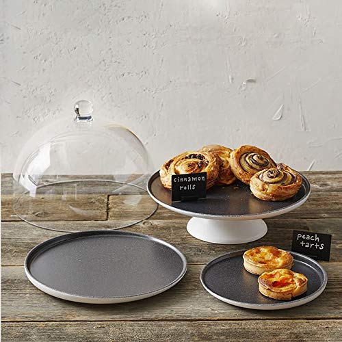 Melamine Round Plate by American Metalcraft – Melamine, Black, Model LFTPB11