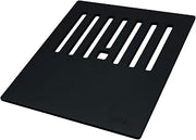 15 x 13 inch Textured Black Finish Cutting Board with Dish Plate Caddy for Ruvati Workstation Sinks - RVA1226BK