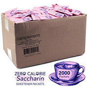 HEARTLAND Saccharin pink sweetener / 2000 Count (Pack of 1) / 1 Saccharine
