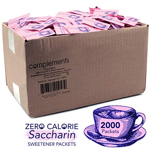 HEARTLAND Saccharin pink sweetener / 2000 Count (Pack of 1) / 1 Saccharine