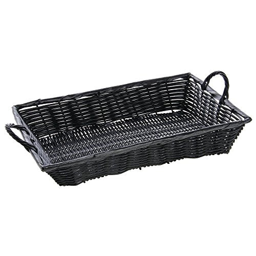 HUBERT Black / 16"Lx11"Wx3"H / Rustic Shelf Baskets