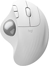 Logitech Ergo M575S Wireless Trackball Mouse- Off-White Silver Ball (Pack of 10)