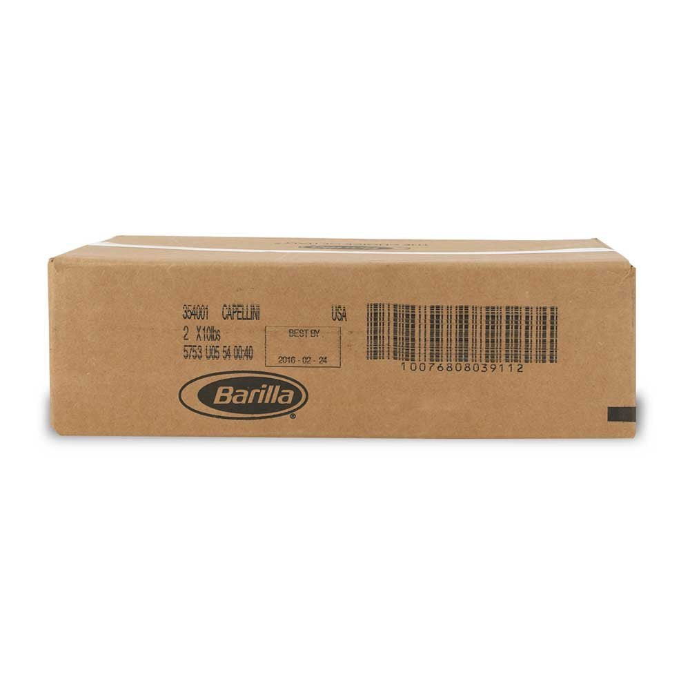 Capellini Pasta by Barilla – 160 Ounce (Pack of 2), Pack of 2