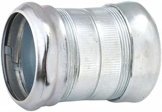 Hubbell Raco EMT Coupling, 3/4 in, Compression, Steel, Zinc Plated, Gray 2923-1 Each