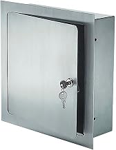 Recessed Valve Box, Stainless Steel, 12x12x4