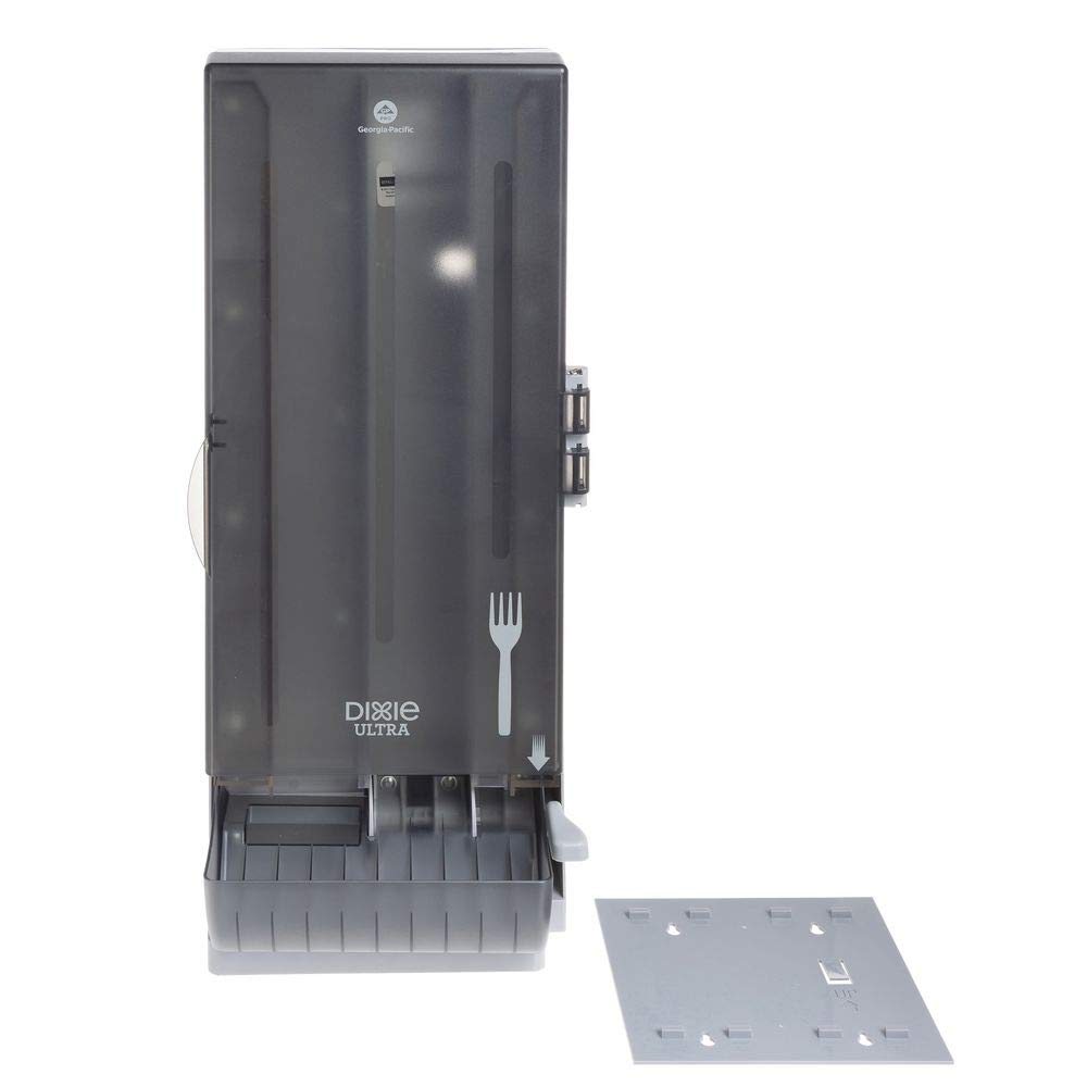 Dixie SmartStock® Classic Fork Dispenser - Black by Distributed By Hubert – Plastic, Black, Model 10554598