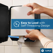 SOFPULL® CENTERPULL Regular Paper Towel Dispenser Starter KIT BY GP PRO () by Georgia-Pacific – Regular, Plastic, Black, Pack of 2, Model 58206B