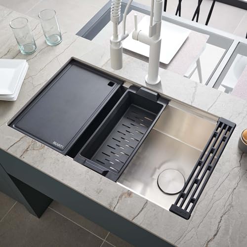 Ruvati 30 inch- Single Bowl / Stainless Steel / Modern Single Bowl