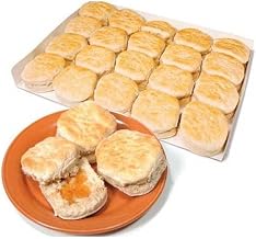 Bridgford Honey Whole Wheat Sliced Biscuits -- 100 per case.