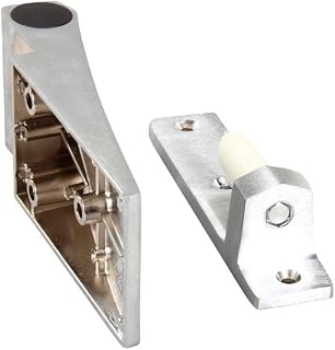 Kason 1255-000004 Brushed Chrome Textured Hinge