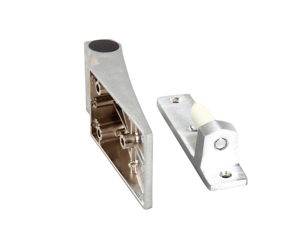 Brushed Chrome Textured Hinge by Kason – Brushed Chrome, Model 1255-000004