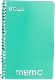 Mead : Memo Book, College Ruled, 4"x6", 40 Sheets, Assorted -:- Sold as 2 Packs of - 1 - / - Total of 2 Each