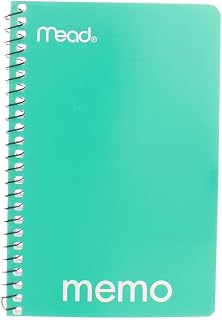 Mead : Memo Book, College Ruled, 4"x6", 40 Sheets, Assorted -:- Sold as 2 Packs of - 1 - / - Total of 2 Each