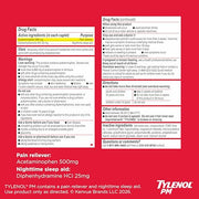 Tylenol MAP / Blue / Sleep Aids Acetaminophen
