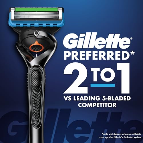 Gillette 1 Razor, 1 Travel Case, 8 Refills / Handle + 8 Refills + Travel Case / 1 Count (Pack of 1) Cartridge Razors