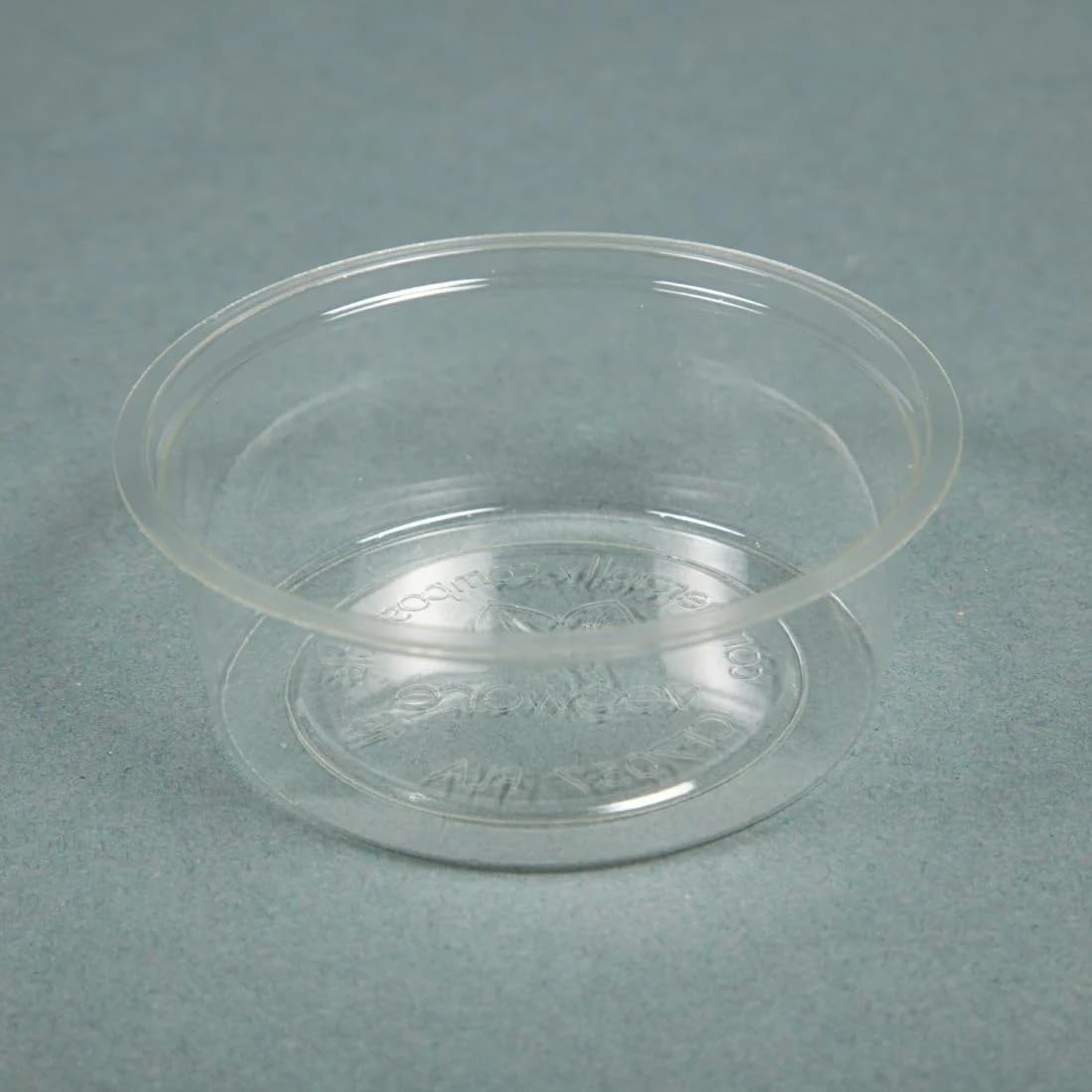 PLA Portion Pot Lid (fits 2 - 4oz pots) - 2000/Case by Vegware – Model CF736