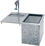 Advance Tabco D-24-WSIBL Single Service Drop-in Ice & Hand Sink Unit