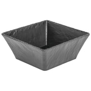Cal-MIL Square Melamine Bowl Faux Slate Collection 9 1/2"L by CAL MIL PLASTIC PRODUCTS INC – Natural, Model 688640195098