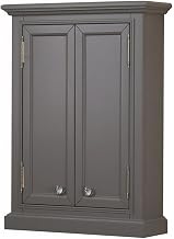 Derby 33" Solid Hardwood Medicine Cabinet in Gray/Chrome