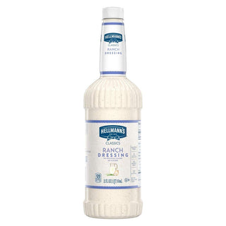 Classics Ranch Salad Dressing Bottles by HELLMANN'S – 32 Fl Oz (Pack of 6), Pack of 6