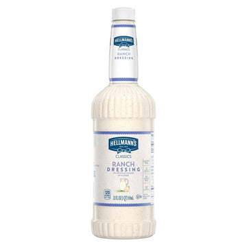 Classics Ranch Salad Dressing Bottles by HELLMANN'S – 32 Fl Oz (Pack of 6), Pack of 6