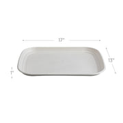 Eco-Products Compostable 13x17in Serving Tray by ECO PRODUCTS – 13"x17", Bamboo, White, Pack of 100, Model EP-SCTR1317NFA
