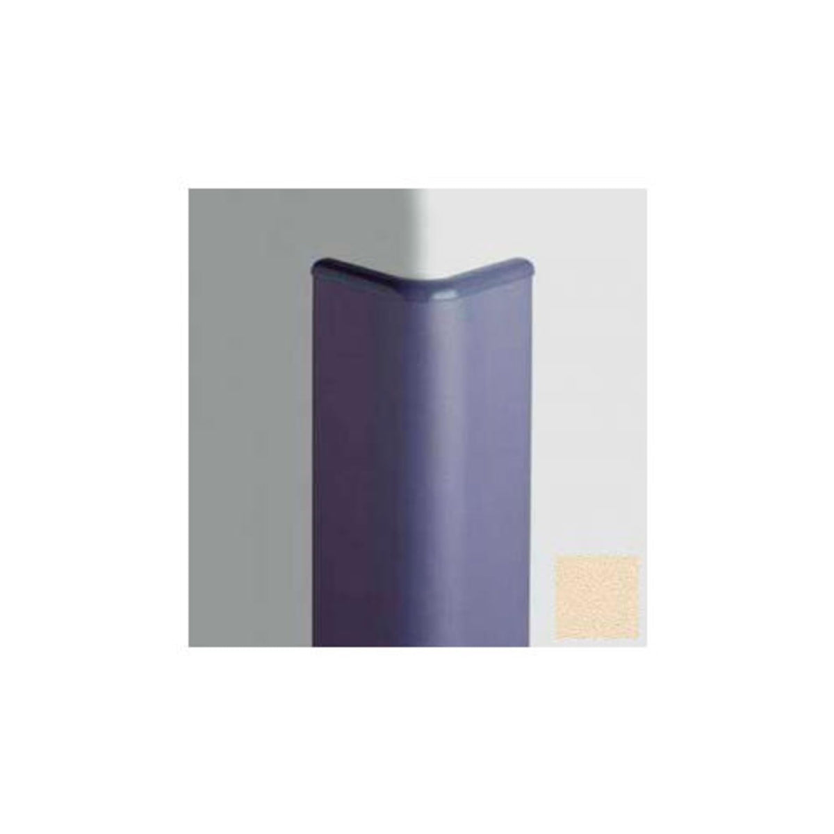 Corner Guard Bullnose by Pawling – 50"L x 9"W x 5"H, Vinyl, Champagne, Model CG-30-4-313