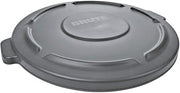 Flat Trash Can Lid for 44 Gallon Rubbermaid Brute, Gray
