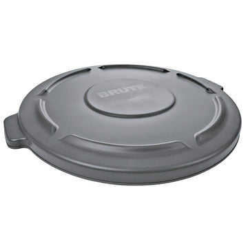 Flat Trash Can Lid for 44 Gallon Rubbermaid Brute by Retail Resource – 44.0 gallons, Polyethylene, Gray, Model 2645-60 GRAY