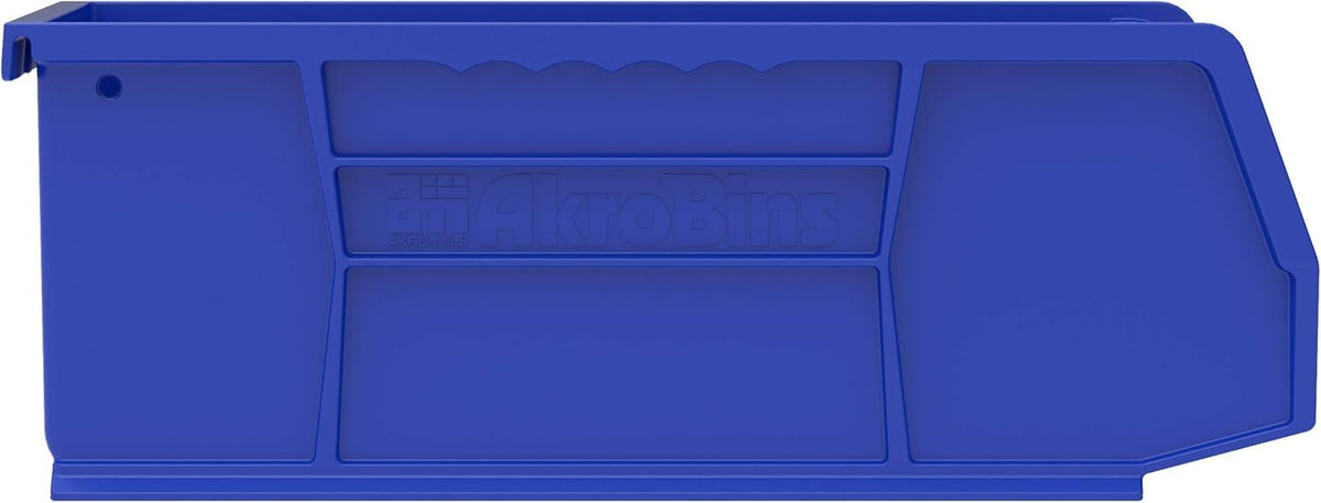 Akro-Mils Blue / 11-Inch x 4-Inch x 4-Inch / Storage Bins Only Open Storage Bins