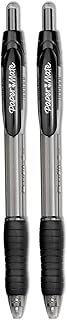 Paper Mate Profile Ballpoint Pen, Retractable, Bold 1.4 Mm, Black Ink, Black Barrel, Dozen (Pack of 2)
