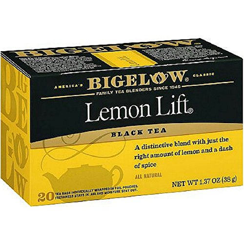 Bigelow Tea Lemon / 20 Count (Pack of 18) / 18 Tea Samplers