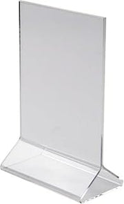 Winco ATCH-46 Clear Acrylic 4" X 6" Card Holder-ATCH-46