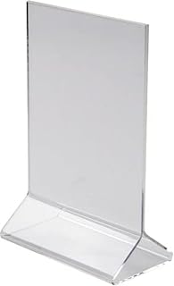 Winco ATCH-46 Clear Acrylic 4" X 6" Card Holder-ATCH-46