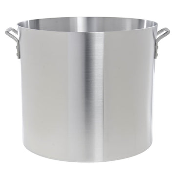 Stock Pot 80 Quart Aluminum - 18 9/10 Dia x 16 9/10 D by HUBERT – 80 Quarts, Aluminum, Silver, Model KASP080