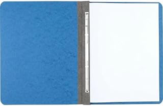 ACCO Brands ACCO® Pressboard Report Cover with Fastener, Side Bound, 8 1/2" x 11", 60% Recycled, Light Blue