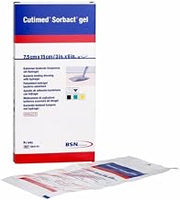 Cutimed Sorbact Gel Dressings 3" x 6" (Box of 10), BSN Medical # 7261101