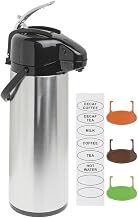 HUBERT 3L Air Pot Coffee Server With Lever Lid