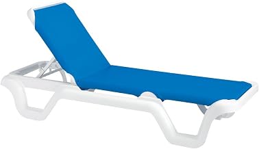 Grosfillex Marina Sling Chaise Lounge - 99404006 (14 pack)