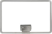 Clip-in Sign Frame Chrome Metal Horizontal - 11"L x 7"H