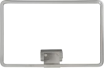 Clip-in Sign Frame Chrome Metal Horizontal - 11"L x 7"H