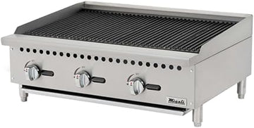 Migali C-CR36 36″ Wide Char-Rock Broiler - 105,000 BTU