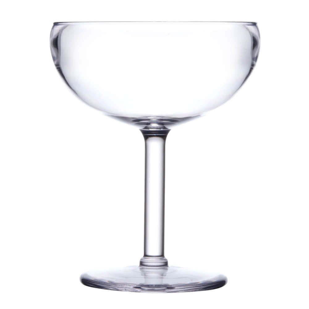 Stemware Margarita Glass by Yanco – 16 oz., 16.0 ounces, Plastic, Clear, Pack of 24