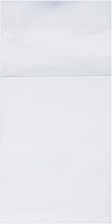 Hoffmaster 020082 Quickset Dinner Napkin, Coin Embossed, 2-Ply, 1/8 Fold, 17" Length x 17" Width, White (Case of 800)