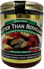 Better Than Bouillon Organic Seasoned Vegetable Base, 21 oz, 100 Servings, Original Version, (Pack of 1) COSTCO ONLY ITEM