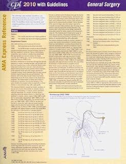 CPT 2010 Express Reference Coding Card General Surgery (AMA Express Reference)