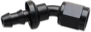 Vibrant Performance 22306 Push-On 30 Degree Hose End Elbow Fitting Size: -6AN
